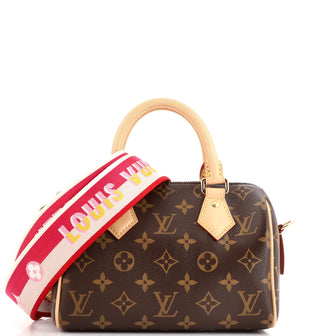 Louis Vuitton Speedy Bandouliere Bag Monogram Canvas 20