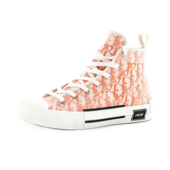 Christian Dior Men's B23 High-Top Sneakers Oblique Coated Canvas and PVC