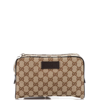 Gucci Waist Belt Bag (Outlet) GG Canvas Small