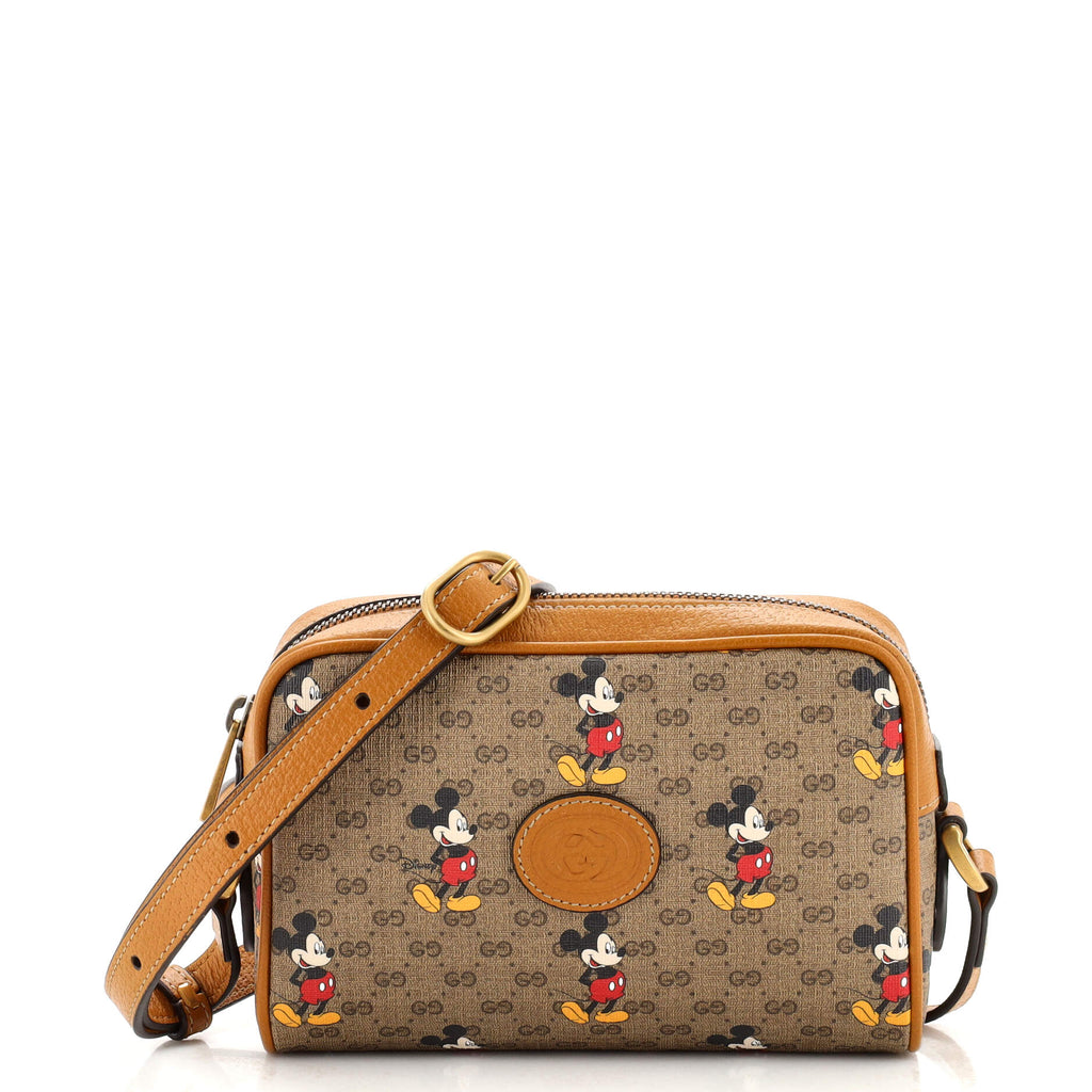 Gucci x Disney Vintage GG Supreme Mickey Mouse Shoulder Bag | myGemma |  Item #124557