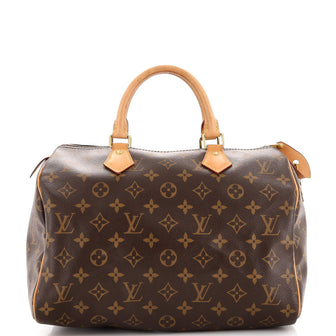 Louis Vuitton Speedy Handbag Monogram Canvas 30