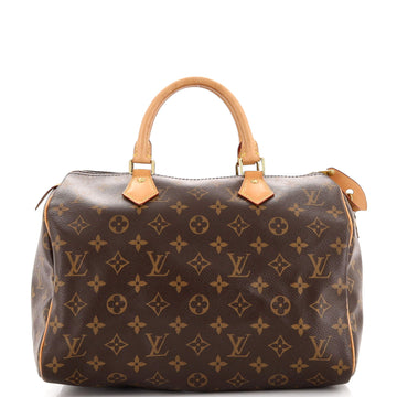 Louis Vuitton Speedy Handbag Monogram Canvas 30