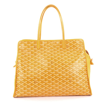 Goyard Hardy Pet Carrier Coated Canvas PM Yellow 2121705