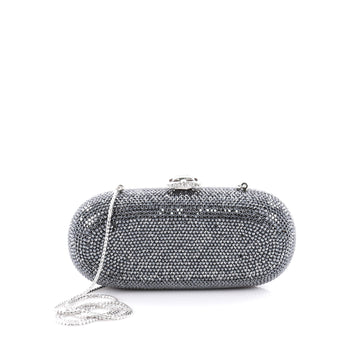 Judith Leiber Minaudiere Crystal Long Black 2121710