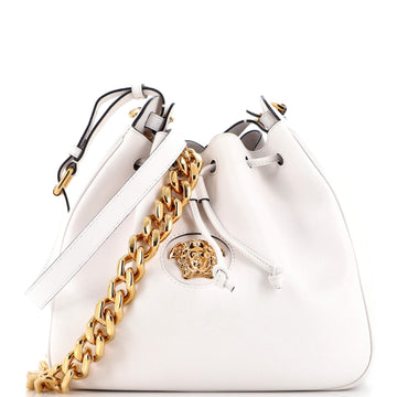 Versace La Medusa Bucket Hobo Leather Large