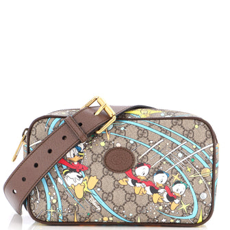 Gucci Disney Donald Duck Belt Bag Printed GG Coated Canvas