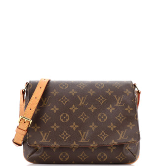 Louis Vuitton Musette Tango Handbag Monogram Canvas