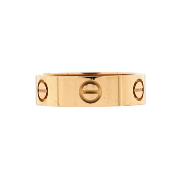 Cartier Love Band Ring 18K Yellow Gold