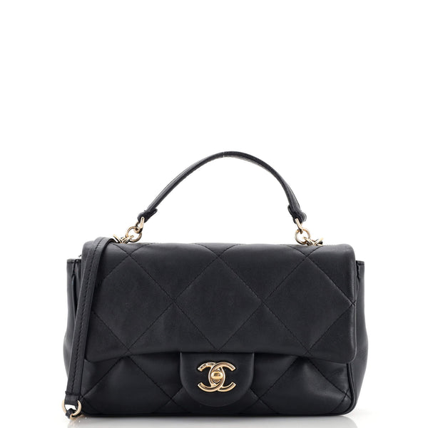 Chanel 2019 Small Easy Carry Flap Bag - Blue Crossbody Bags, Handbags -  CHA503705