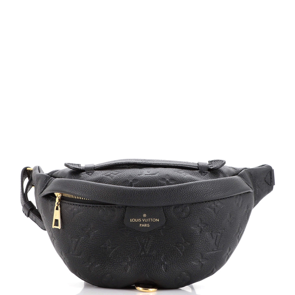 Louis Vuitton Bum Bag Monogram Empreinte Leather Black 2122661