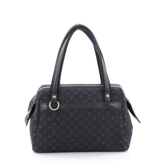 Louis Vuitton Josephine Handbag Mini Lin PM Blue 2122803