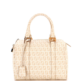 Fendi Boston Zucchino Coated Canvas Small