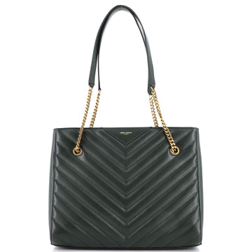 Saint Laurent Tribeca Shopping Tote Matelasse Chevron Leather Medium