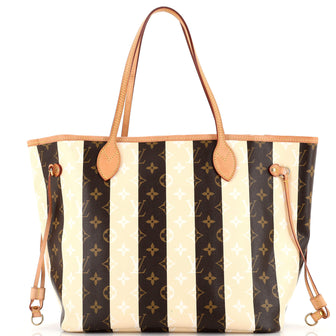 Louis Vuitton Neverfull Tote Limited Edition Monogram Rayures MM