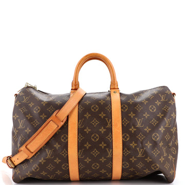 Louis Vuitton Keepall Bandouliere Bag Monogram Canvas 45