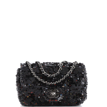 Chanel Flap Bag Sequins Mini