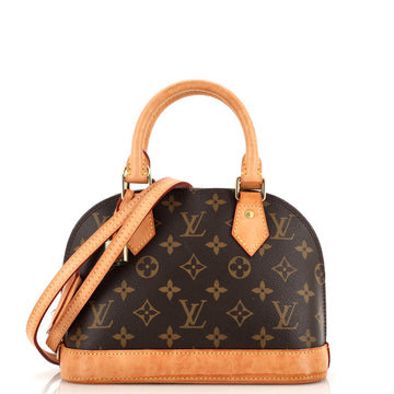 Louis Vuitton Alma Handbag Monogram Canvas BB