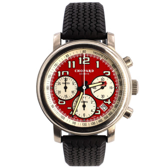 Chopard Mille Miglia Rosso Chronograph Automatic Watch Titanium and Rubber 39
