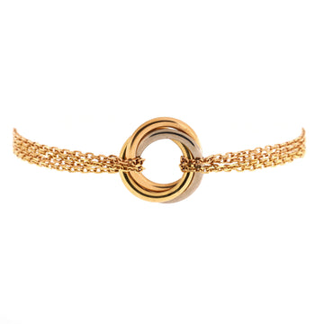 Cartier Trinity 4 Chain Bracelet 18K Tricolor Gold