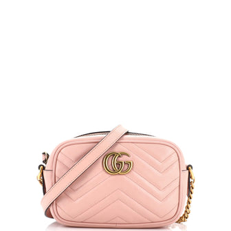 Gucci GG Marmont Shoulder Bag Matelasse Leather Mini