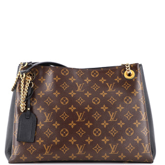 Louis Vuitton Surene Handbag Monogram Canvas with Leather MM