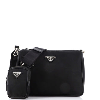 Prada Re-Edition Zip Messenger Bag Tessuto Small