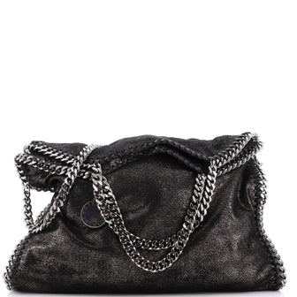 Stella McCartney Falabella Fold Over Bag Shaggy Deer