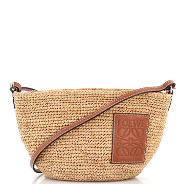 Loewe Pochette Woven Raffia
