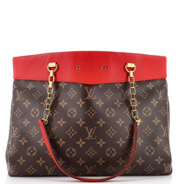 Louis Vuitton Pallas Shopper Monogram Canvas and Calfskin