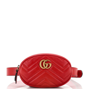 Gucci GG Marmont Belt Bag Matelasse Leather