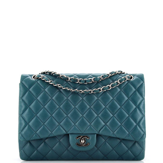 Chanel Classic Single Flap Bag Quilted Lambskin Maxi