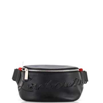 Christian Louboutin Mary Jane Waist Bag Embellished Leather