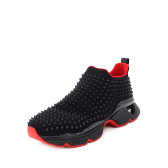 Christian Louboutin Men's Spike Sock Sneakers Spiked Neoprene