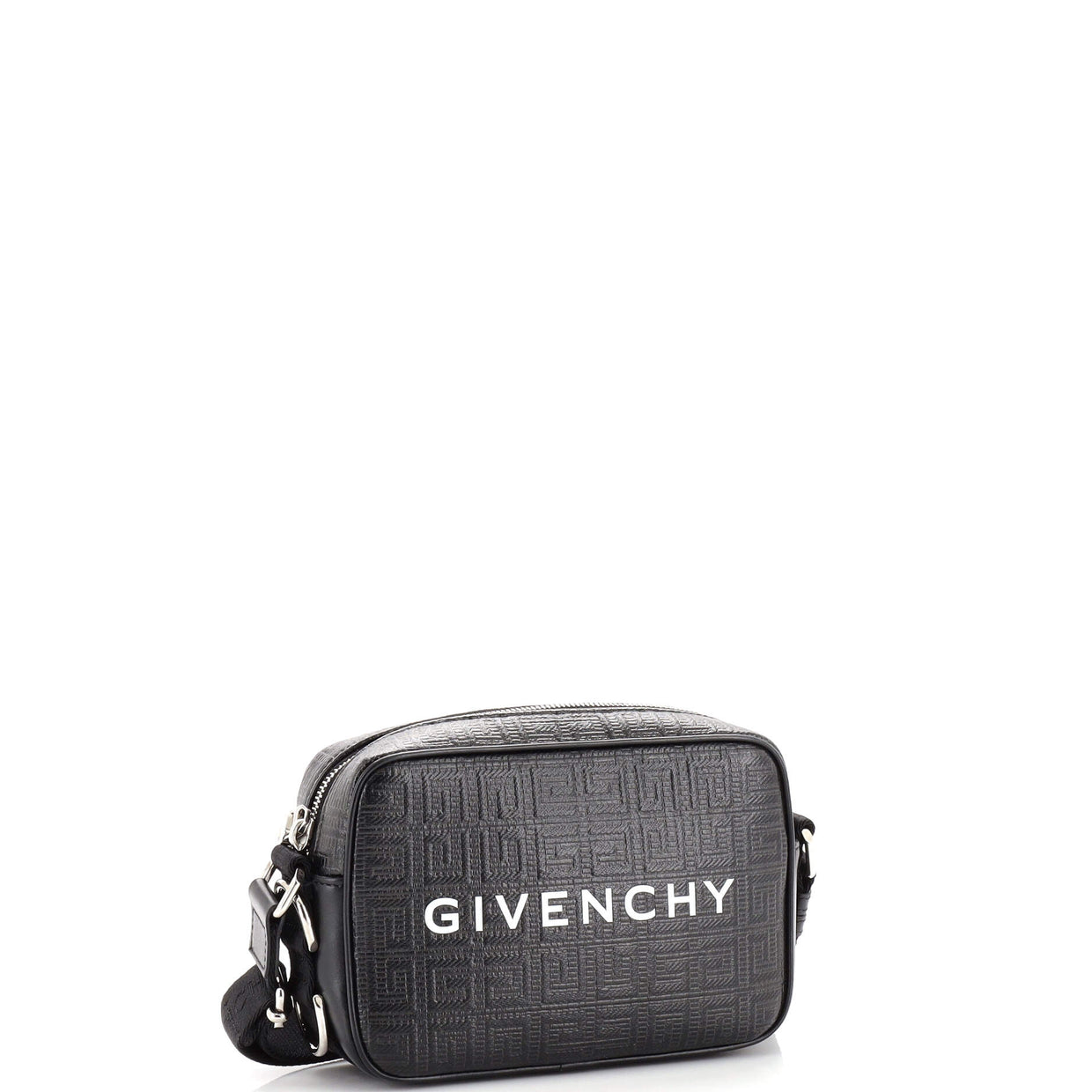 Givenchy G-Essentials Camera Bag 4G Coated Canvas Small Black 2125791