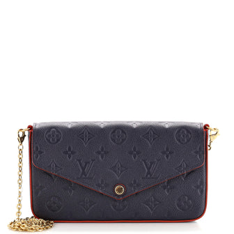 Louis Vuitton Felicie Pochette Monogram Empreinte Leather