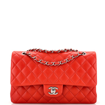 Chanel Classic Double Flap Bag Quilted Lambskin Medium