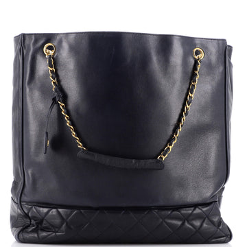 Chanel Vintage Shopping Tote Lambskin Large