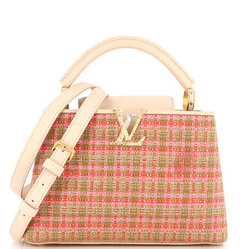 Louis Vuitton Capucines Bag Tweed BB