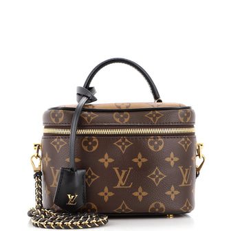 Louis Vuitton Vanity Handbag Reverse Monogram Canvas PM