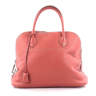 Hermes Bolide Handbag Sikkim Relax 35 Red 2126102