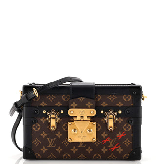 Louis Vuitton Petite Malle Handbag Monogram Canvas