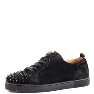Christian Louboutin Men's Louis Junior Spikes Sneakers Suede