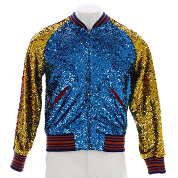 Gucci Men's Loved Bomber Jacket Sequins