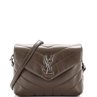 Saint Laurent Loulou Shoulder Bag Matelasse Chevron Leather Toy