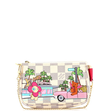 Louis Vuitton Pochette Accessoires Limited Edition Vivienne Xmas Damier Mini
