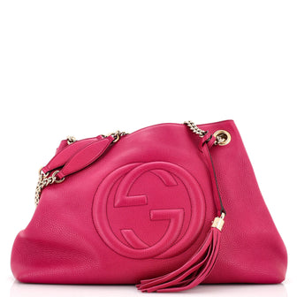 Gucci Soho Chain Strap Shoulder Bag Leather Medium