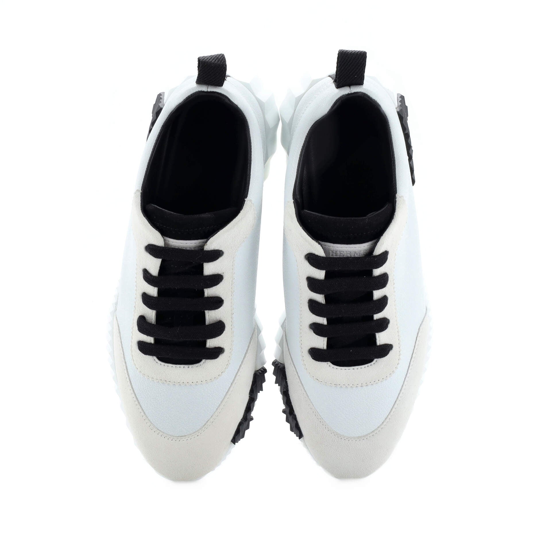 Hermes Women's Bouncing Sneakers Leather White 2113866