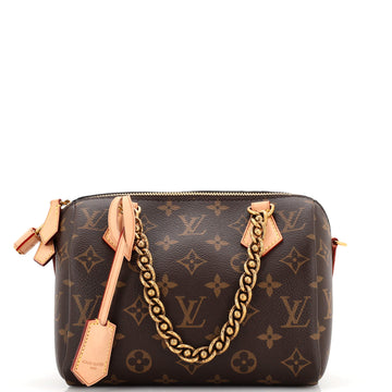 Louis Vuitton Chain Speedy Bandouliere Bag Monogram Canvas 20
