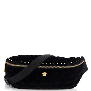 Versace Medusa Waist Bag Studded Velvet Large