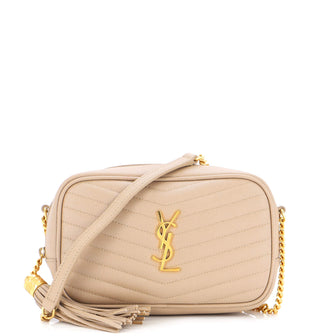 Saint Laurent Lou Camera Bag Matelasse Chevron Leather Mini
